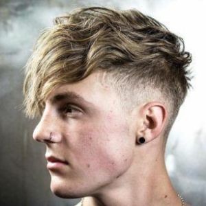 dicas de corte de cabelo masculino fade com franja