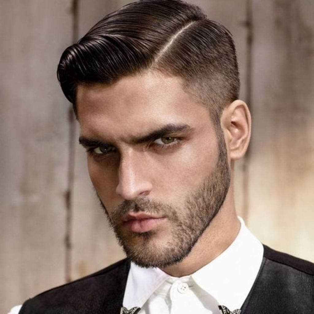 corte de cabelo masculino para o trabalho com topete
