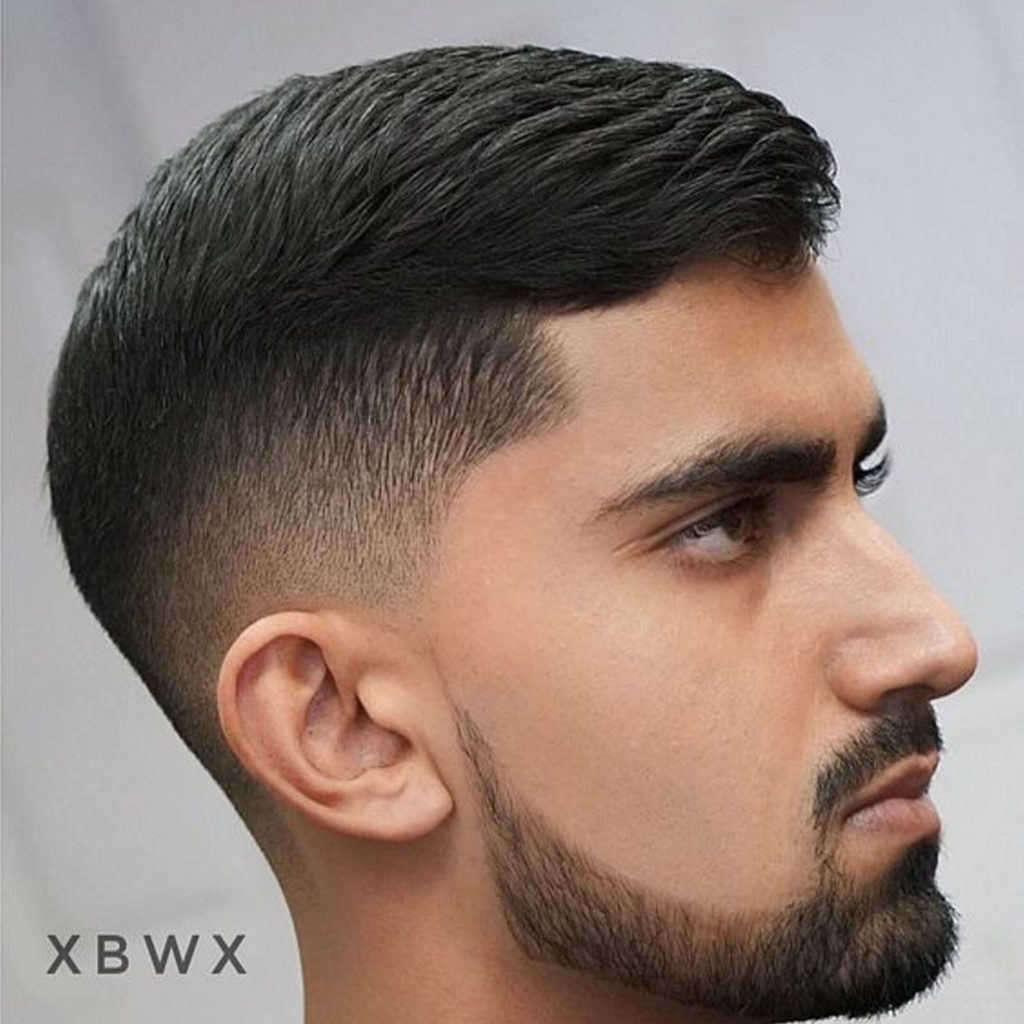 corte de cabelo masculino para o trabalho topete lateral