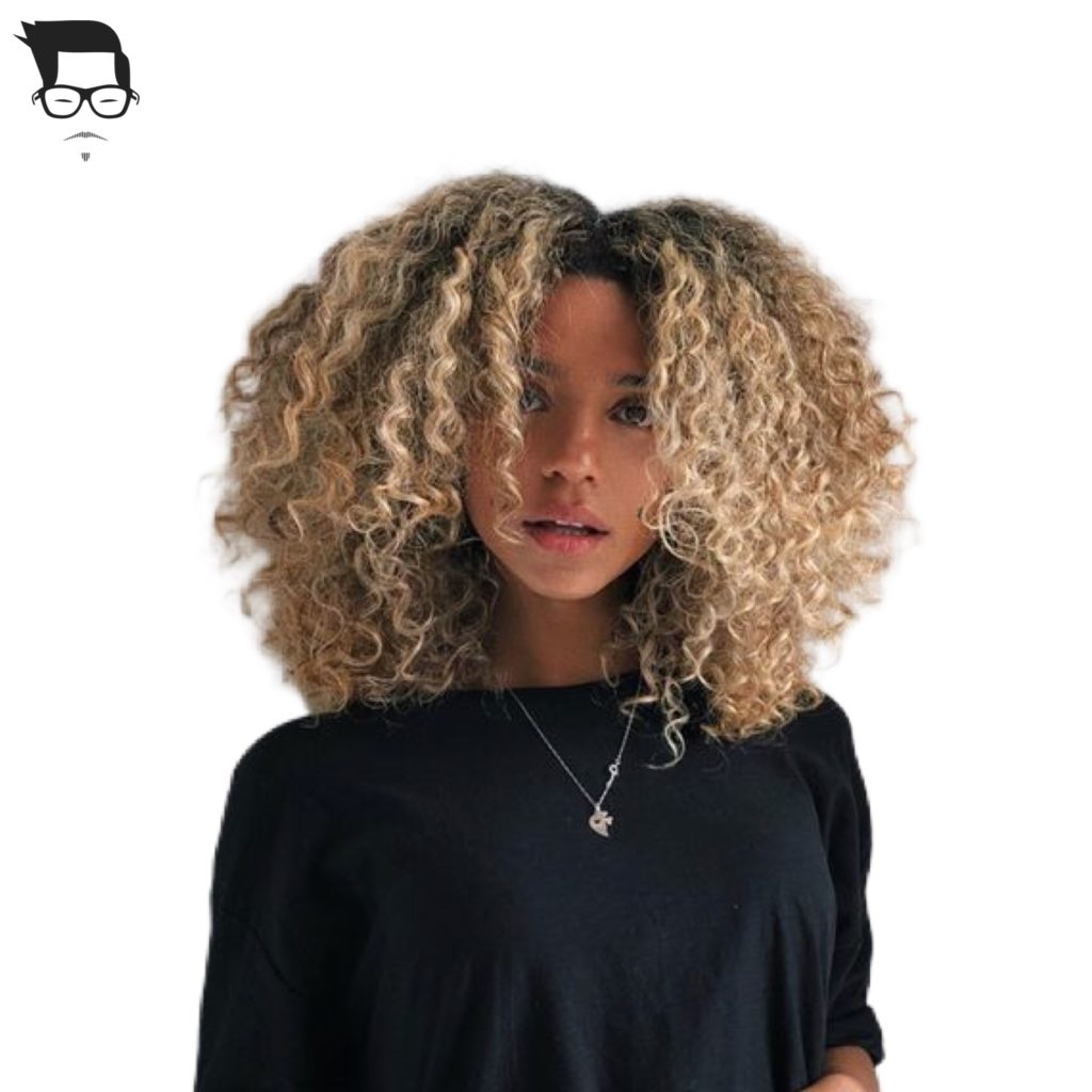 corte de cabelo médio cacheado