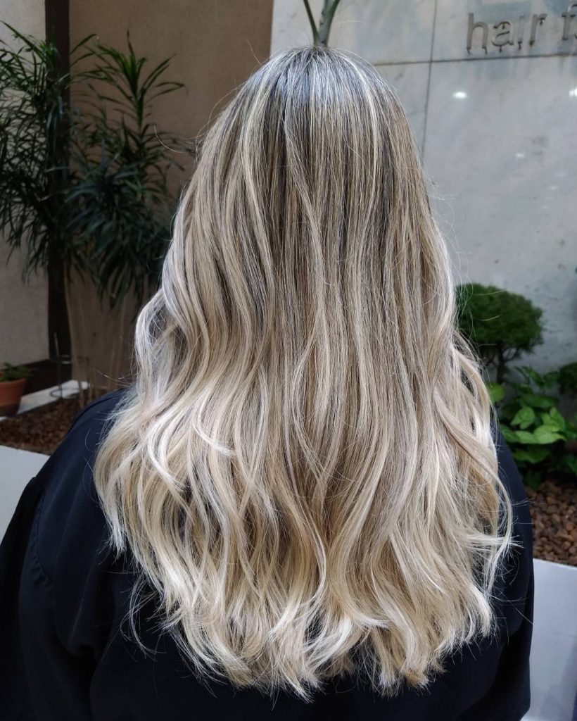 tons de cabelo - champagne