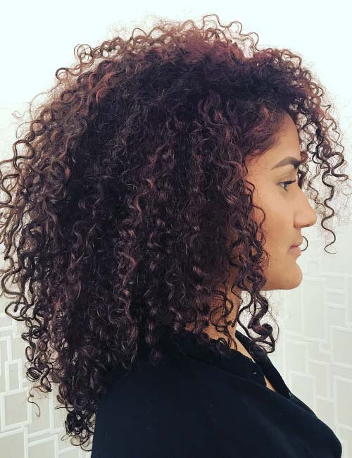 Super longbob corte cabelo cacheado