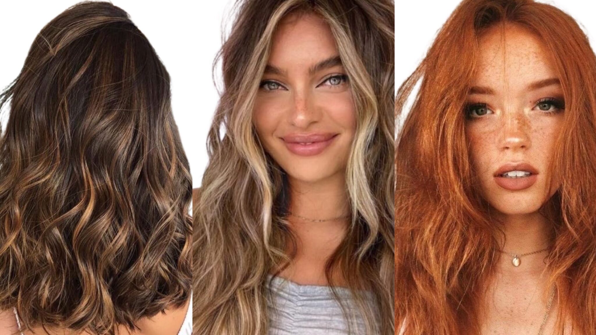 Cores de cabelo. Tendência.